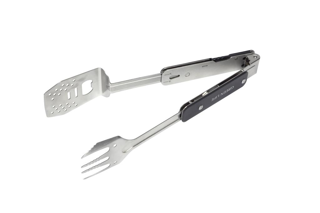 GREEN LIFE BBQ Mehrzweck-BBQ-Werkzeug 4-fach Kompakt mit Aufbewahrungstasche BB-21