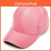 Timeless Design Unisex Women Soft Faux Leather Baseball Cap For Everyday Fashion