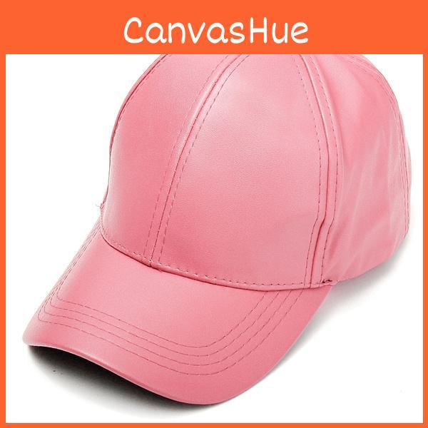 Timeless Design Unisex Women Soft Faux Leather Baseball Cap For Everyday Fashion