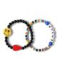 Bonbeau Smile Bracelet Set Smile Bead Acrylic Bracelet