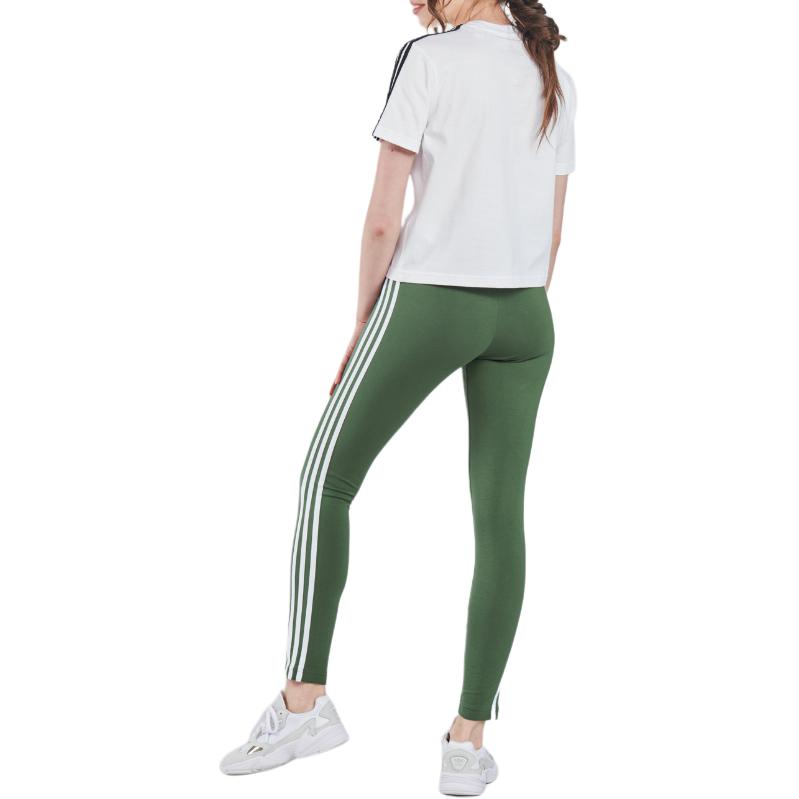 Adidas T Shirts Women's White Crew Neck Moderate Straight Fit GL0778