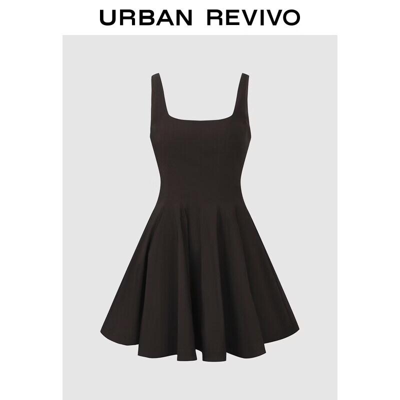 UR2026 Women s U-Neck Sleeveless A-Line Mini Dress S