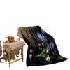 Riman Sonic Series Flannel Fleece Blanket 3D Printed Sofa Blanket Thickened Blanket