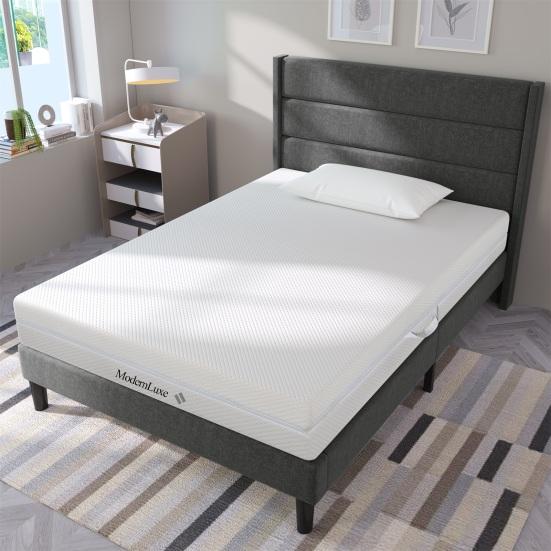 Cold Foam Mattress 7 Zones Comfort Foam Mattress, 20cm High, H3 H2 Mattress 90x200cm Ergonomic Cold Foam Mattress with Handles & Cover Washing Climate