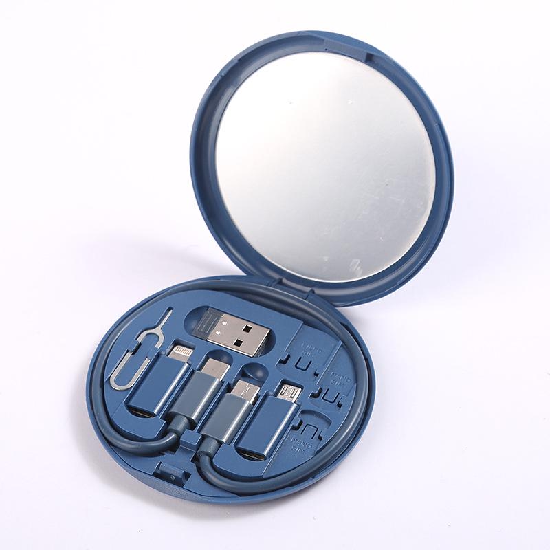 60W Fast Charging Multifunctional Android USB Data Cable with Storage Box