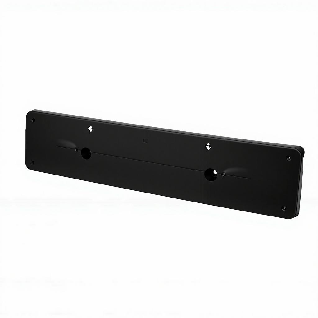 Front Bumper License Plate Holder Replacement for GLS Class X166 2016 2019 A1668850481 License Plate Bracket for EU Cars