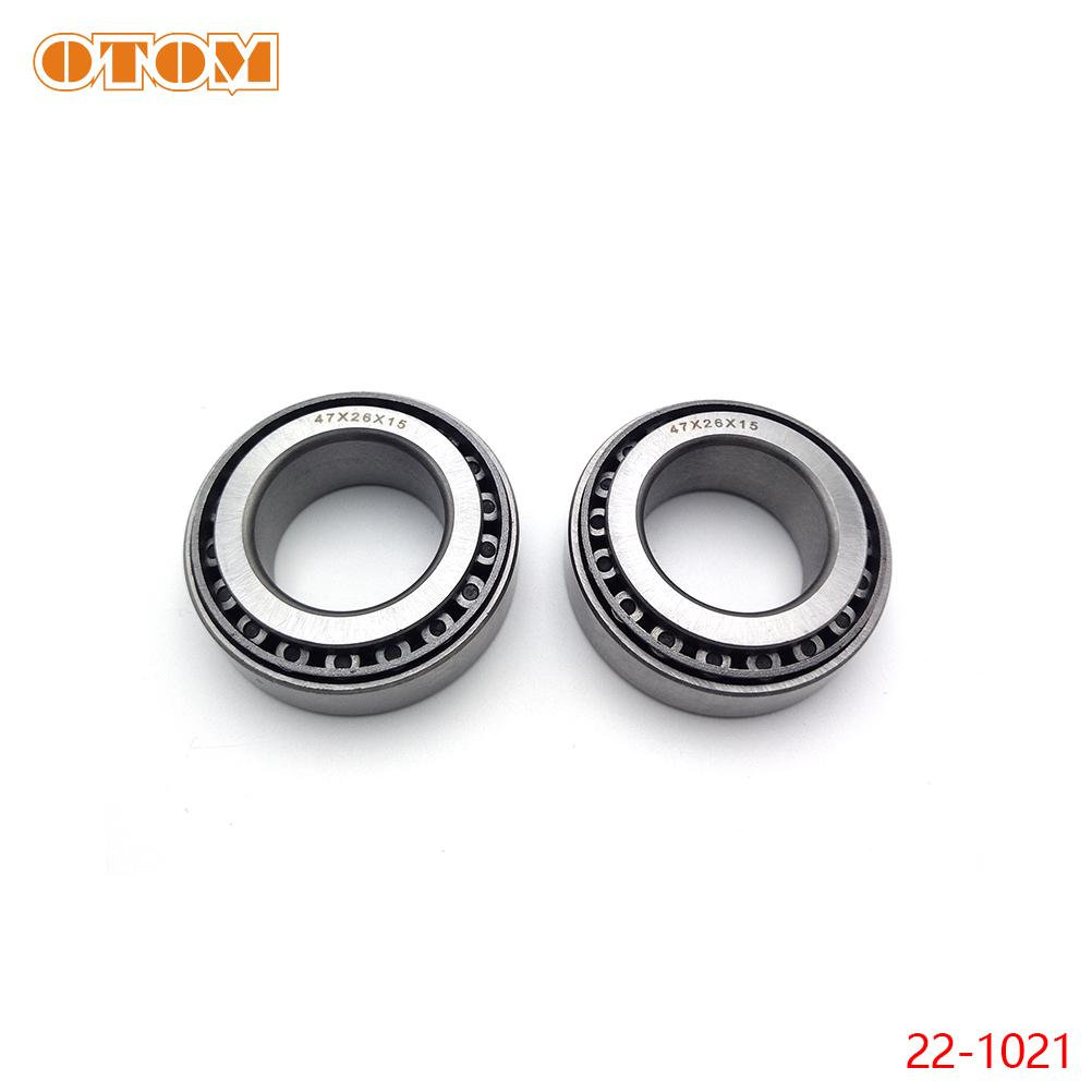 OTOM Motorcycle Steering Stem Bearing Tapered Roller Pressure Needle Bearings For HONDA CR125R CRF250R 450R 250X 450X Motocross