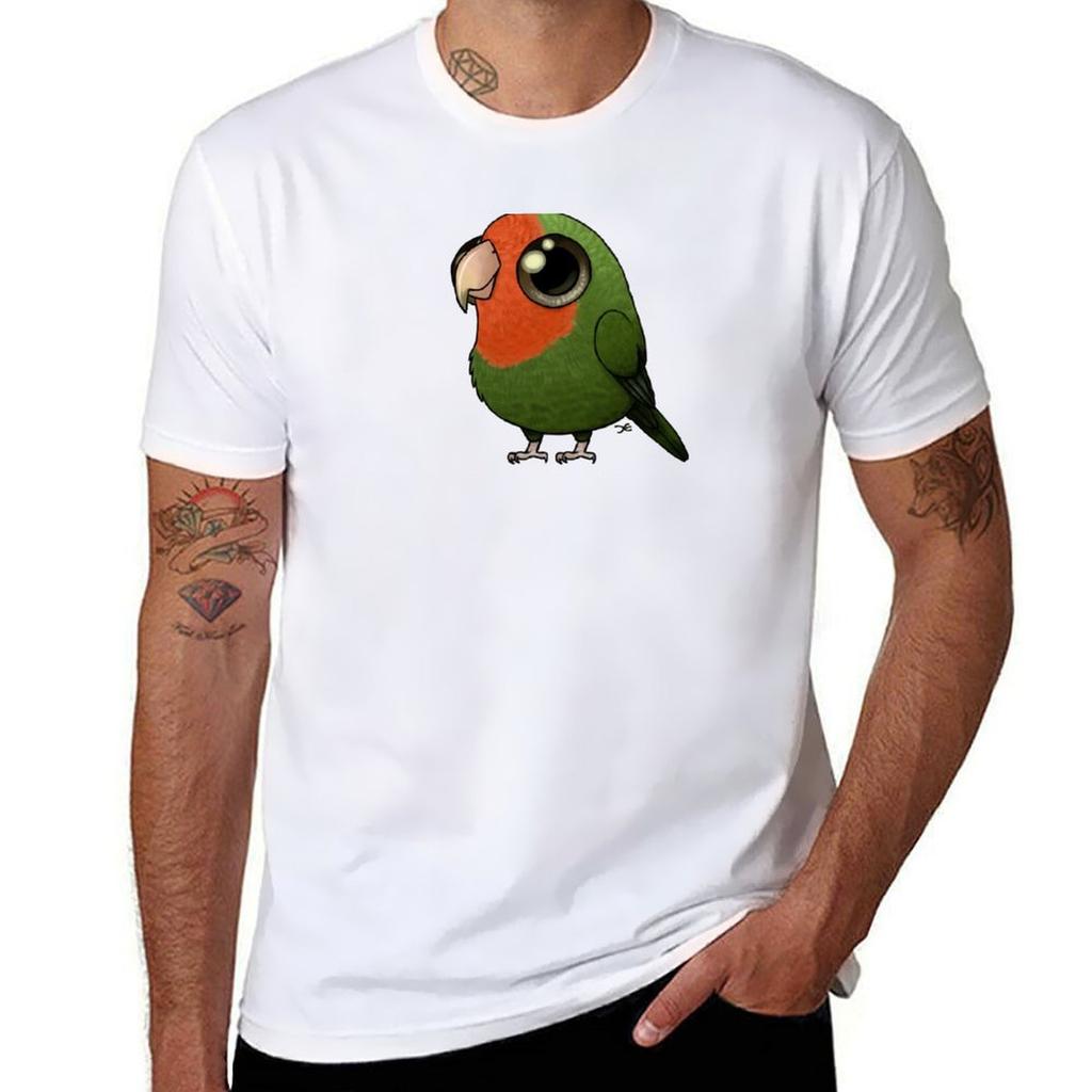 Cute Fat Peachy Lovebird Tshirt Classic Print Short Sleeve Shirt