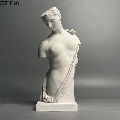 Ancient Greek Girl Plaster Statue Desk Decoration Ornaments Characters Sculpture Sketching Practice Coloring Teaching Tool