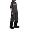 Balenciaga Activewear Logo Letter Print Crew Neck Short Sleeved SS24 T Shirt Loose Fit Unisex Black 764235TQVT91083