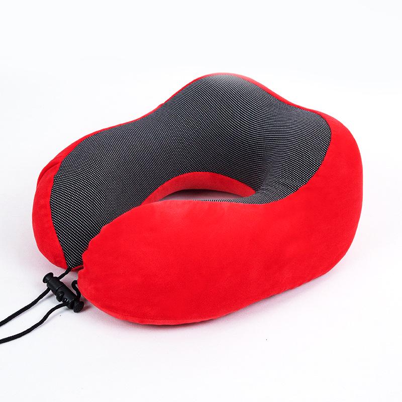Memory Foam U-shaped Travel Neck Pillow for Airplane and Car