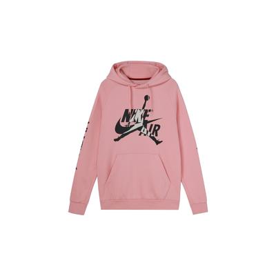 Jordan Jumpman Classics Fleece Pullover Hoodie Men Tops Pink BV6011-648