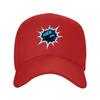 Exploding Blue Fist Graphic Baseball Cap Unisex Adjustable Polyester Outdoor Sports Hat