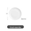 Elegant Moonlight Bone China Ceramic Dinner Plate - Perfect for Steak, Western and Cold Dishes, Gift or Display.