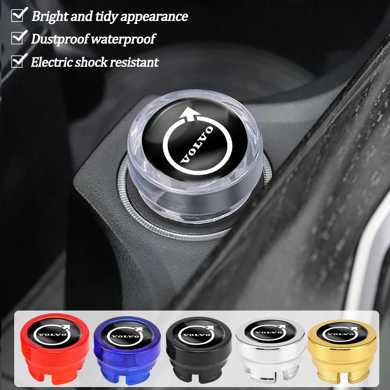 Car Cigarette Lighter Cap Auto Lighter Dust Proof Cover Accessorie For Volvo Rdesign XC60 XC90 XC40 V50 V60 V40 S60 C30 V70 S90