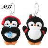 Penguin Plush Toy with Squeaker, Cartoon Keychain Stuffed Animal Decor Pendant, Doll for Backpack Bag Charm Mini