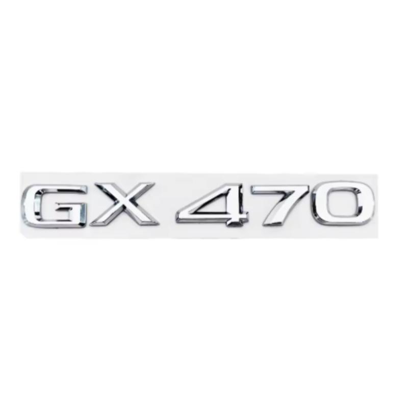 3D ABS Logo For Lexus GX470 LX570 LX600 RX350 RX300 Emblem Number Letters Sticker Car Trunk Badge Adhesive Decal Accessories AEM1