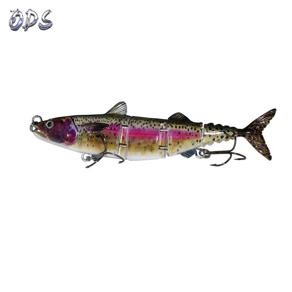 Luya Bait Four-Section Fishing Simulation Fake Bait Freshwater Sea Bait Hard Bait Luya Bait Tuna