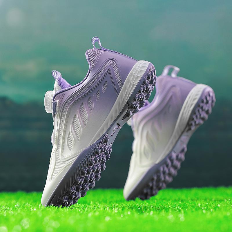 Rotary Buckle Children's Football Shoes Long Nails Broken Nails Boys' Shoes Girls' Shoes Primary School Students Game Training Sports Shoes