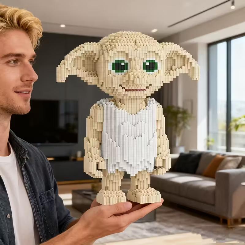 Non-Toxic 3105-Piece Dobby Animal Building Block Model Creative Decoration Holiday Gift