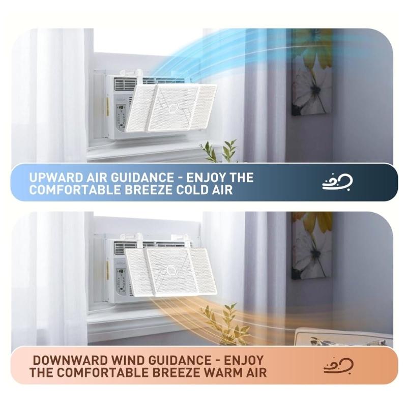 Window Air Conditioner Windshield Prevent Direct Blowing Cold Air Conditioning Unit Deflector Window Baffle Room