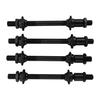 Fahrrad Hinterradnabe Achse 145mm Schwarzer Stahl 95mm Gewinde für Schnellspanner