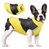 Winter Dog Jackets Skin-Friendly Kitten High Collar Jackets Windproof Fashion Clothing with Reflective Strips for Pet