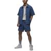 Nike T Shirts Men's Blue Lapel Moderate FN4654-436