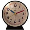 Metal Luminous Alarm Clock Small Scale Colored Hand Round Clock Student Alarm Clock Silent with Light