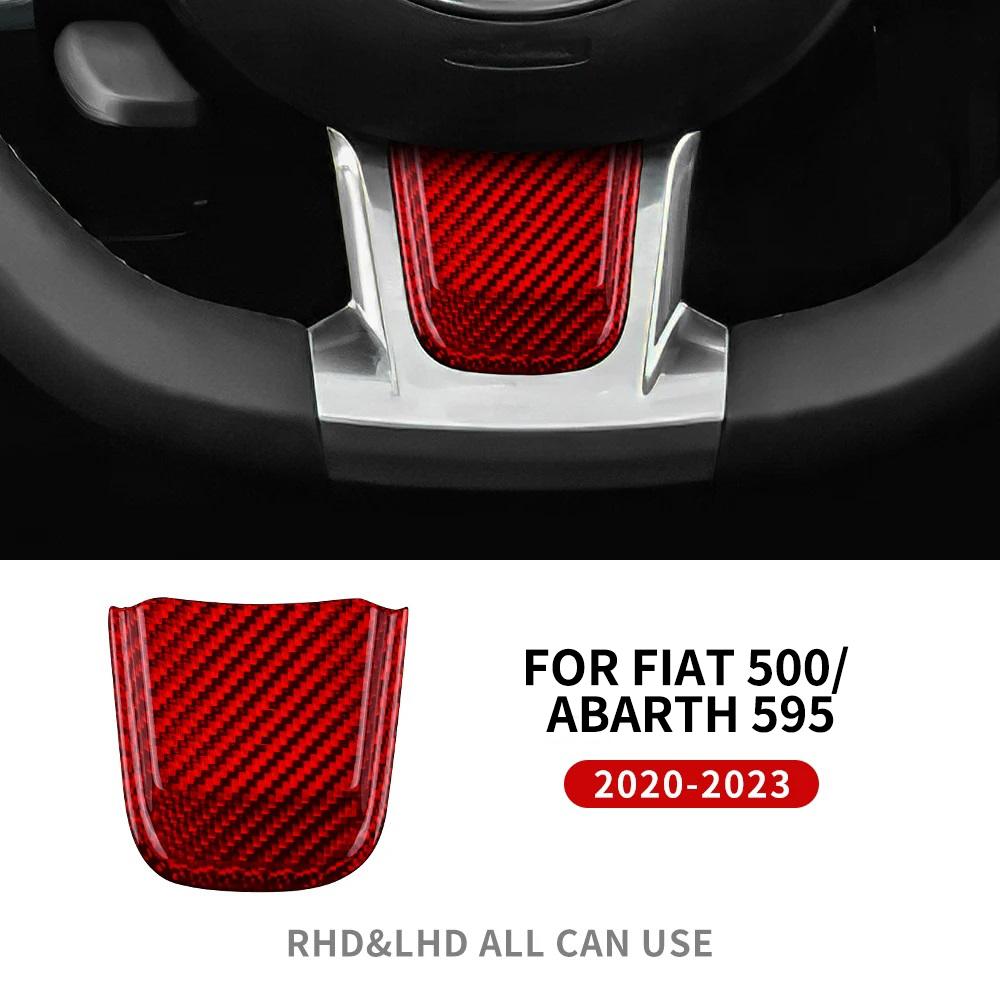 Real Hard Carbon Fiber Sticker For Fiat 500 Abarth 595 695 2008-2013 2014 2015 2016 2017 2018 2019 2020 2025 2025 2025 Car Decor