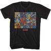 Masters of the Universe Charakter-Collage T-Shirt - Schwarzes Unisex-T-Shirt