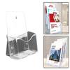High Quality Acrylic Brochure Holder Clear Display Stand Non Slip Slot Number Of Pieces Pcs Widened Base X Inches