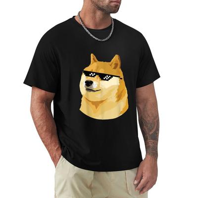 Doge With Deal With It Glasses Tshirt Quick Dry Fishing Tshirt
