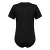 Men Sexy One Piece Lingerie Solid Color Short Sleeves Press Crotch Bodysuit Romper Pajamas
