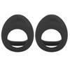 2pcs Penis Ring Super Elasticity Stronger Erection Soft Stretchy Cock Ring for Gentlemen