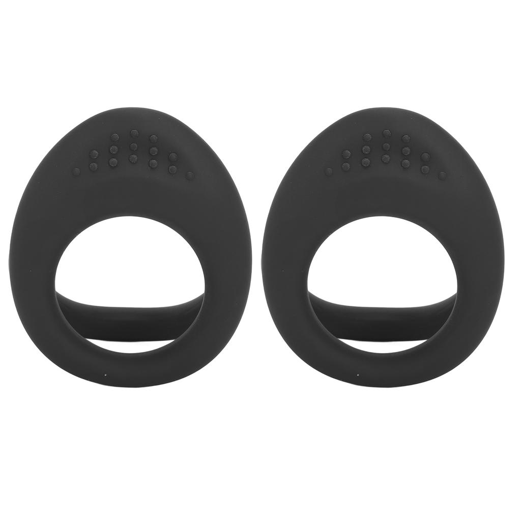 2pcs Penis Ring Super Elasticity Stronger Erection Soft Stretchy Cock Ring for Gentlemen