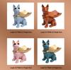 Nordic Doberman Trendy Glasses Desktop Ornament and Candy Storage for Entryway Shoe Cabinet Decor