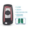 KEYYOU Remote Key Smart 3/4 Buttons YGOHUF5662 / YGOHUF5767 315MHz 434MHz 868 MHz For BMW 5 7 F Series FEM / BDC CAS4 2009-2016