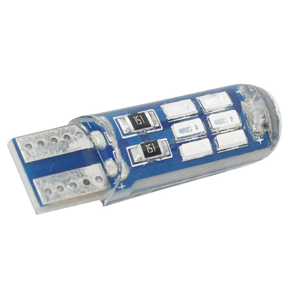 2PCS 15LED W5W T10 LED CANBUS No Error 5W5 12V 3W Super Bright Car Interior Side Light 194 4014 SMD Auto Bulb White Amber Red