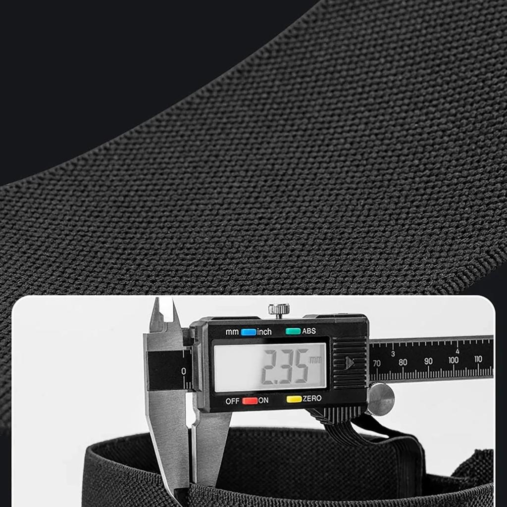 Black Stabilizing Sports Wristband - 2 Pcs.