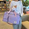Large-capacity Lightweight Fitness Bag, Moving Luggage Storage Bag, Women's Dry and Wet Separation Quiltcasual Short-distance Travel Bag