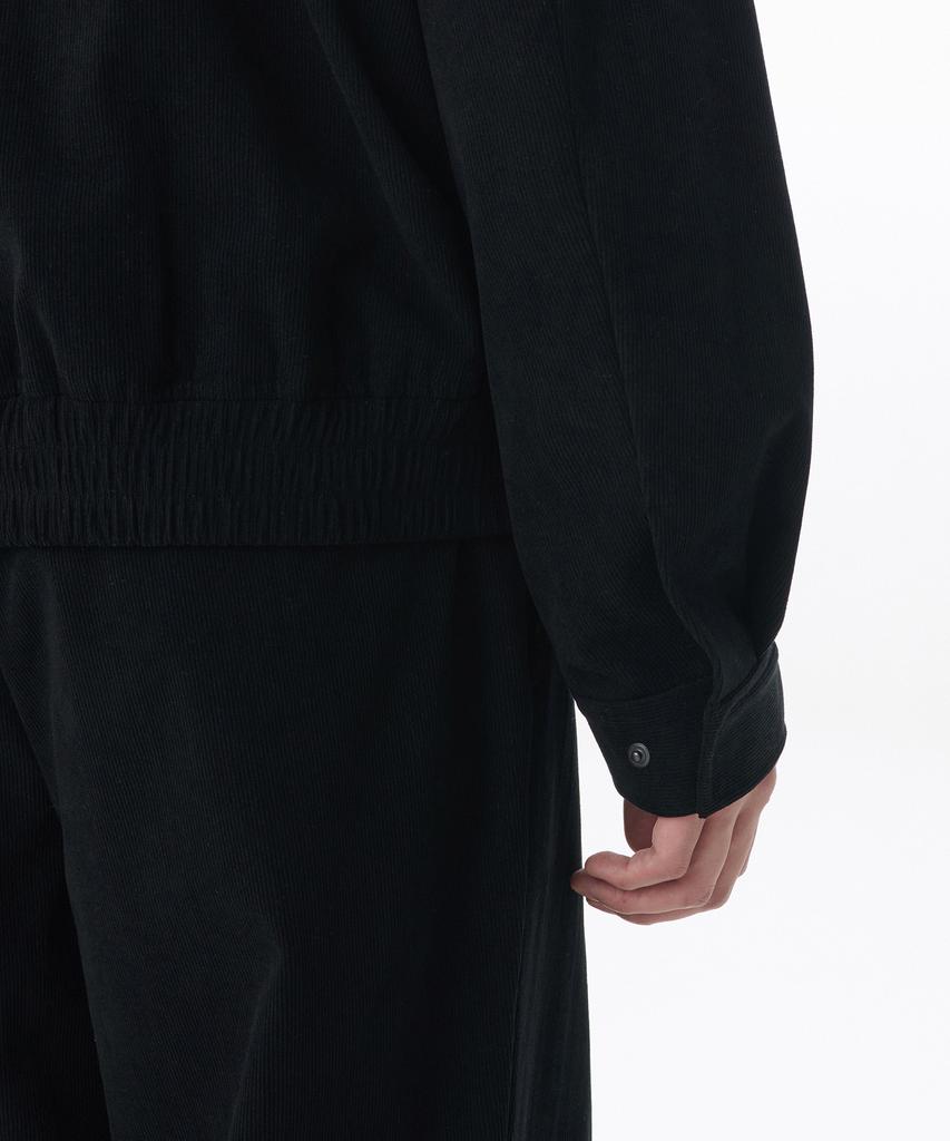 Musinsa Standard 14W Corduroy Minimal Blouson Jacket [Black]