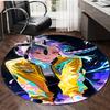1pc KPop Demon Hunters RUMI2 Design Printed Area Round Carpet for Bedroom Living Room Home Decor Rugs Mat Non Slip Mat Rug for Bedside