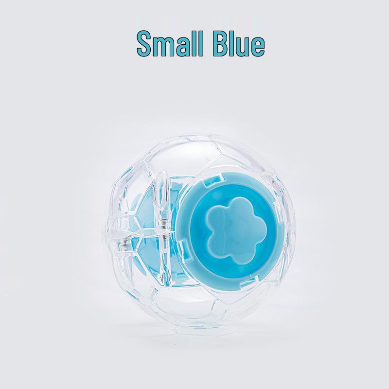 Transparent Hamster Running Ball - Golden Bear Crystal Wheel for Small Pets