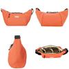 Hakuba OUTDOOR PRODUCTS Camera Shoulder Bag 06 AZ an Round Camera Bag with YKK Zippers and Fabric Orange, Ultra-lightweight Water-repellent
