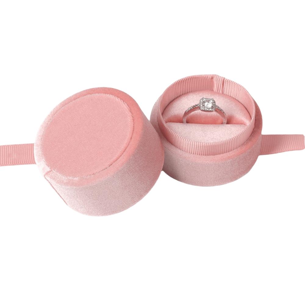 Round Jewelry Box Heart Shape Jewelry Display Fashion Gift Box Necklace