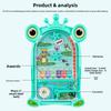 Plastic Frog Pinball Machine Toy For Kids Educational Desk Game Interactive Fun