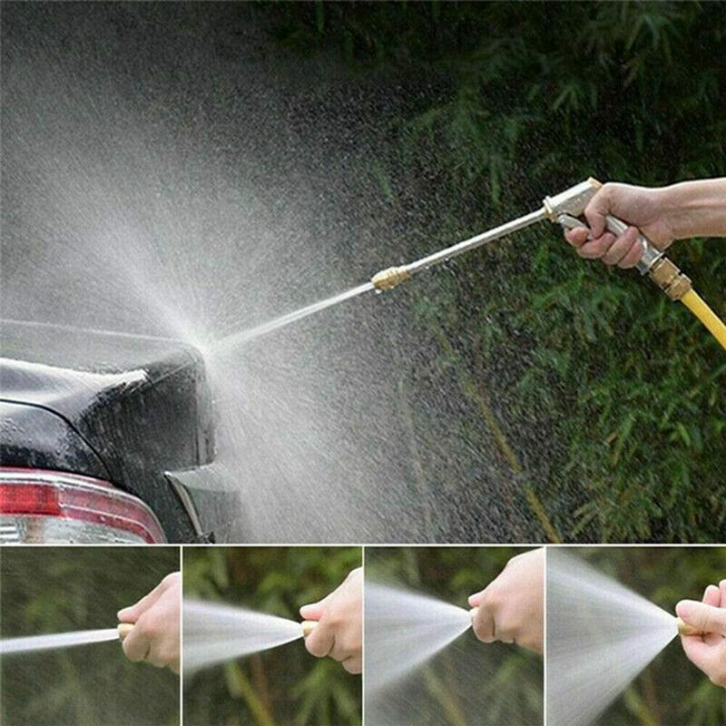 Garden Water Gun High Pressure Metal Sprinkler Hose Nozzle Car Wash Foam Pot Water Spray Guns Plants Watering Irrigation Tools