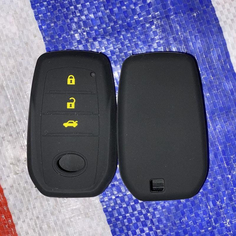 Silicone Car Key Case Cover For Toyota Chr Rav4 Auris Avensis Prius Aygo Camry Corolla Land Cruiser 200 Prado Crown Key