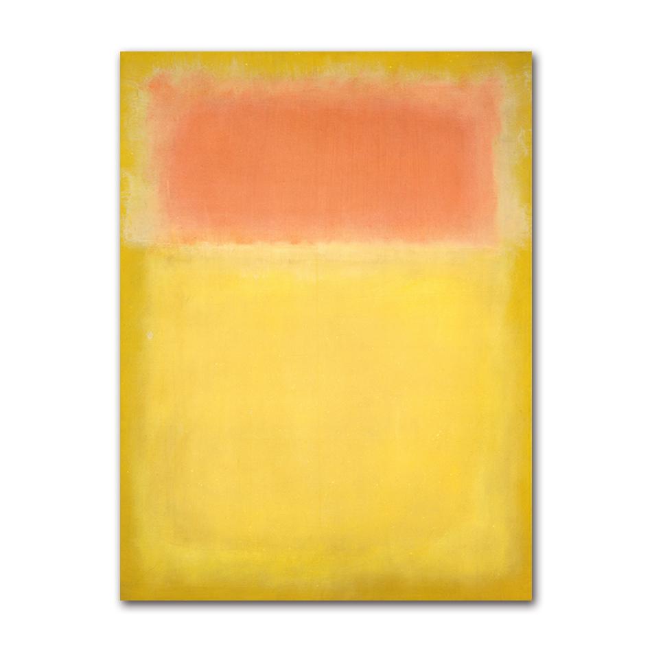 Famoso Poster di Opera d'Arte Astratta Colorata di Mark Rothko Pittura su Tela Arte Moderna da Parete Per Galleria Soggiorno Decorazione Casa